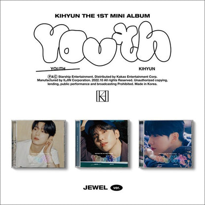 MONSTA X KIHYUN - YOUTH Jewel Ver. 1st Mini Album