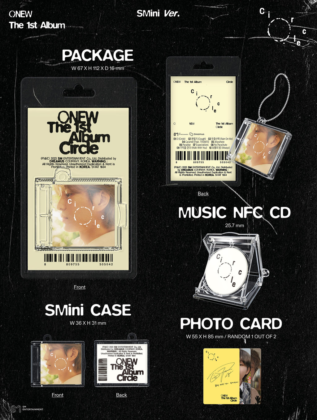 ONEW(SHINee) Circle SMini Ver. Album