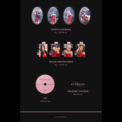 BLACKPINK [DEADLINE] BLACK Ver. / PINK Ver. + Free Gift