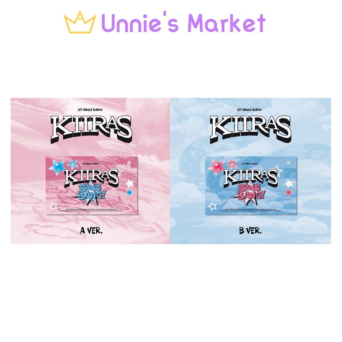KIIRAS - BANG BANG! 1st Single Album (A ver. / B ver.) + Free Gift
