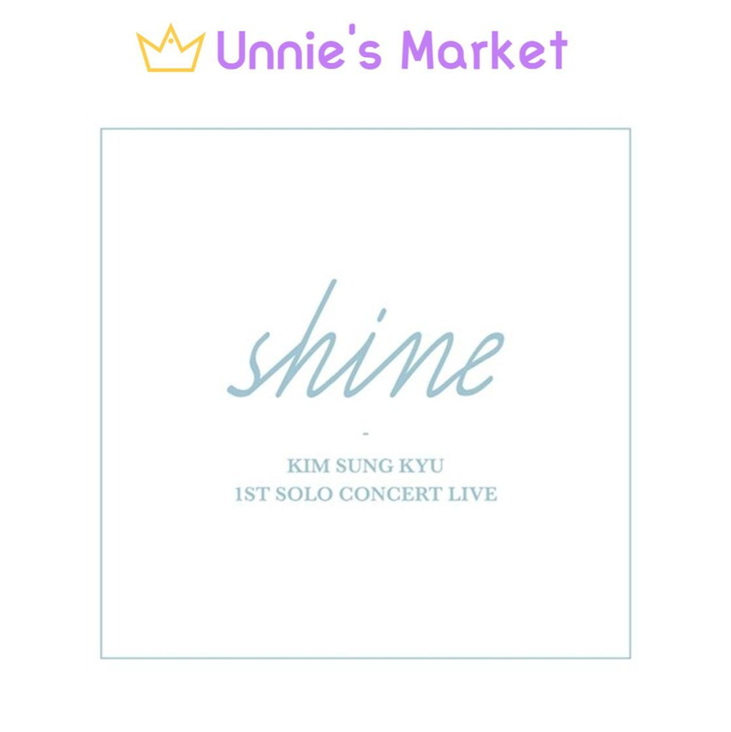 KIM SEONG KYU (INFINITE) - 1ST SOLO CONCERT LIVE Shine [2CD]