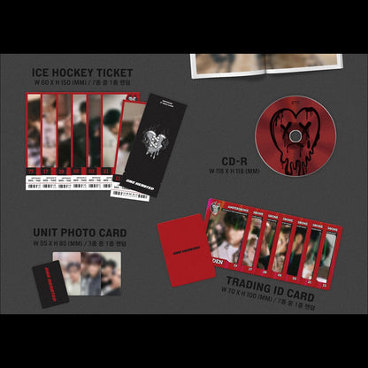 AMPERS&ONE - ONE HEARTED 2nd Single Album (Heart ver. / Broken ver.) + Free Gift
