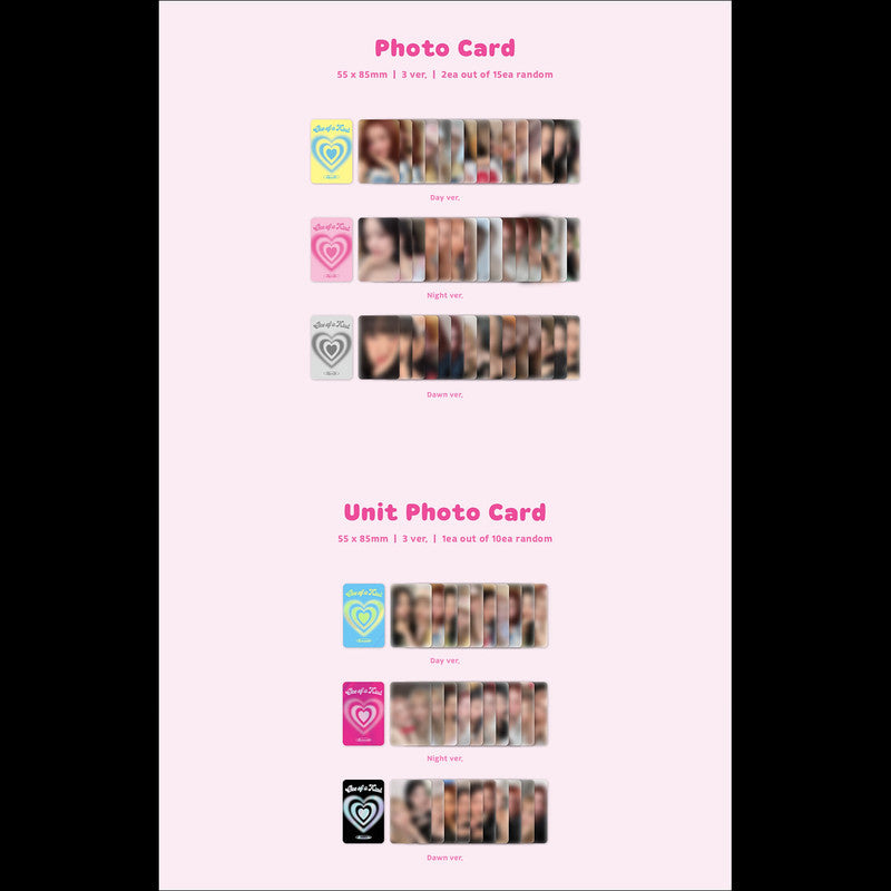 Loossemble [One of a Kind] 2nd Mini Album(Day ver., Night ver., Dawn ver.)
