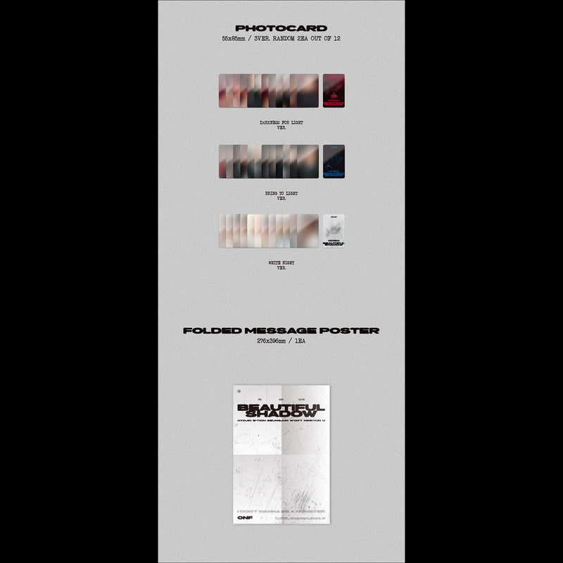 ONF - BEAUTIFUL SHADOW 8th Mini Album