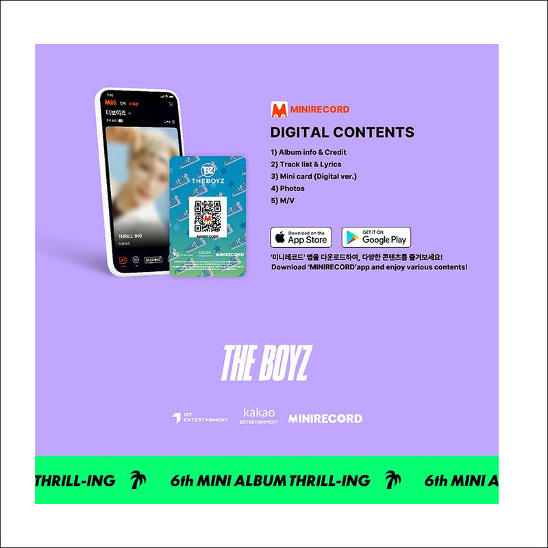 THE BOYZ - THRILL-ING Platform Ver. (KICK ver. / BANG ver. / SPLASH ver.)