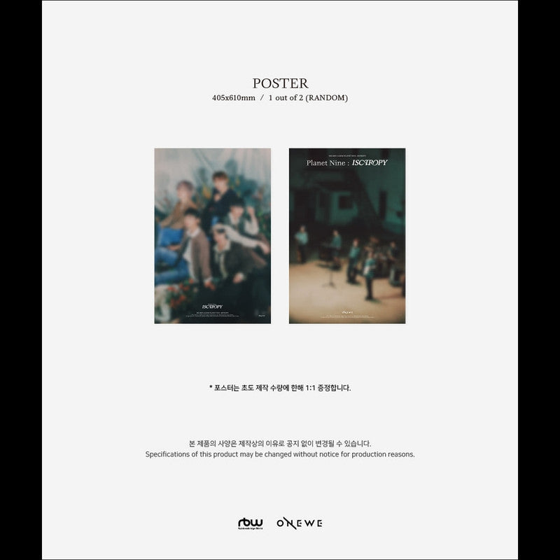 ONEWE [Planet Nine ISOTROPY] 3rd Mini Album