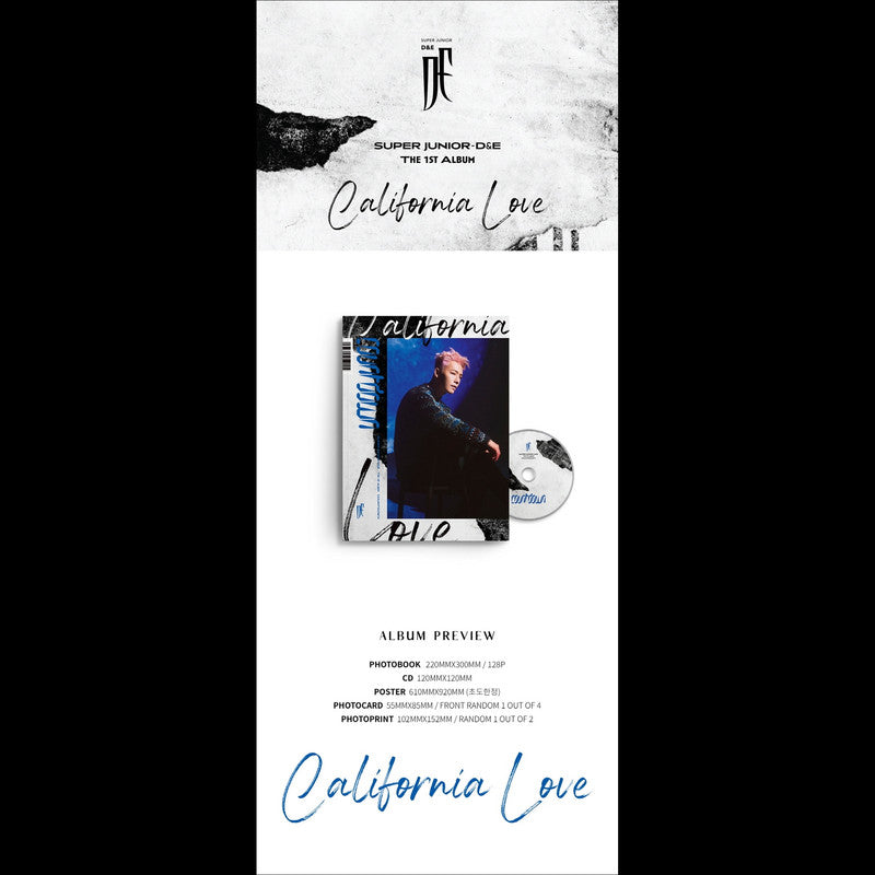 Super Junior D&E [COUNTDOWN] 1st Album(be ver./california love ver./countdown ver.)