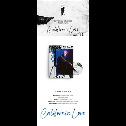 Super Junior D&E [COUNTDOWN] 1st Album (be ver./california love ver./countdown ver.)