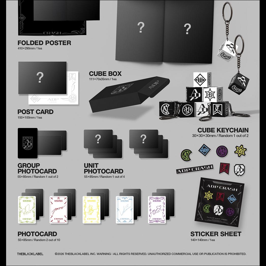 [Pre-order] ALLDAY PROJECT - The 2nd EP Album [CRASH] (COMPLETE ver.) + Free Gift