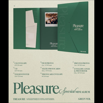 TREASURE [PLEASURE] Special Mini Album (YELLOW VER. / BLUE VER.)