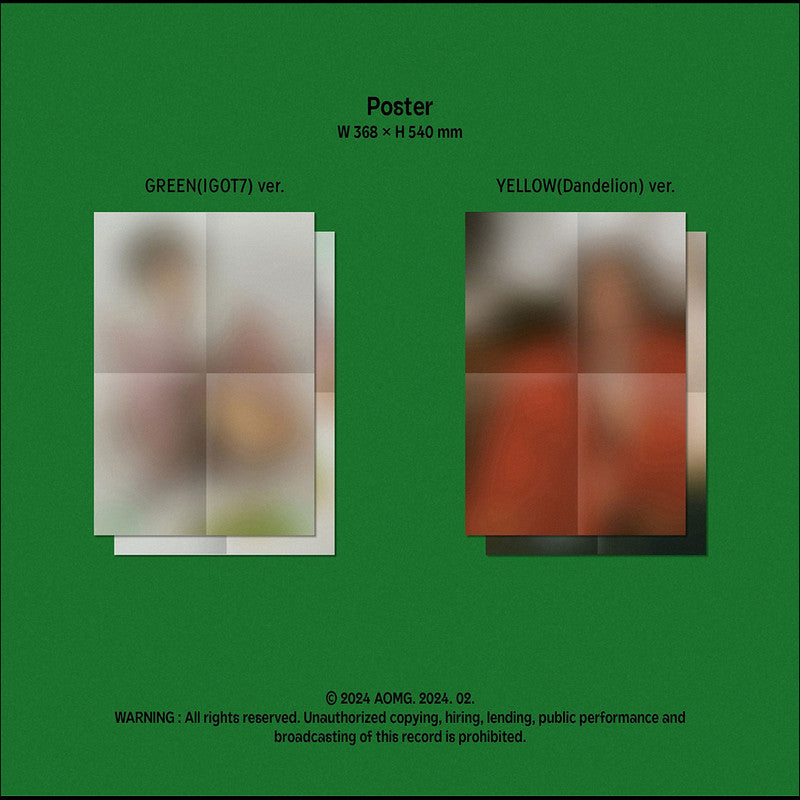 YUGYEOM(GOT7) TRUST ME (GREEN VER./YELLOW VER.) Album