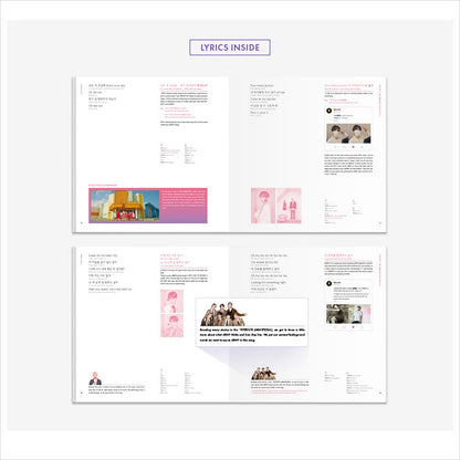 BTS LYRICS INSIDE