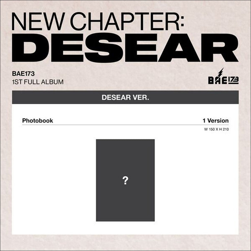 BAE173 [NEW CHAPTER  DESEAR] DESEAR ver. (EVER ver.) + Free Gift