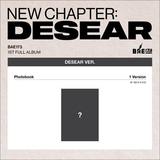 BAE173 [NEW CHAPTER DESEAR] DESEAR ver. (EVER ver.) + Free Gift