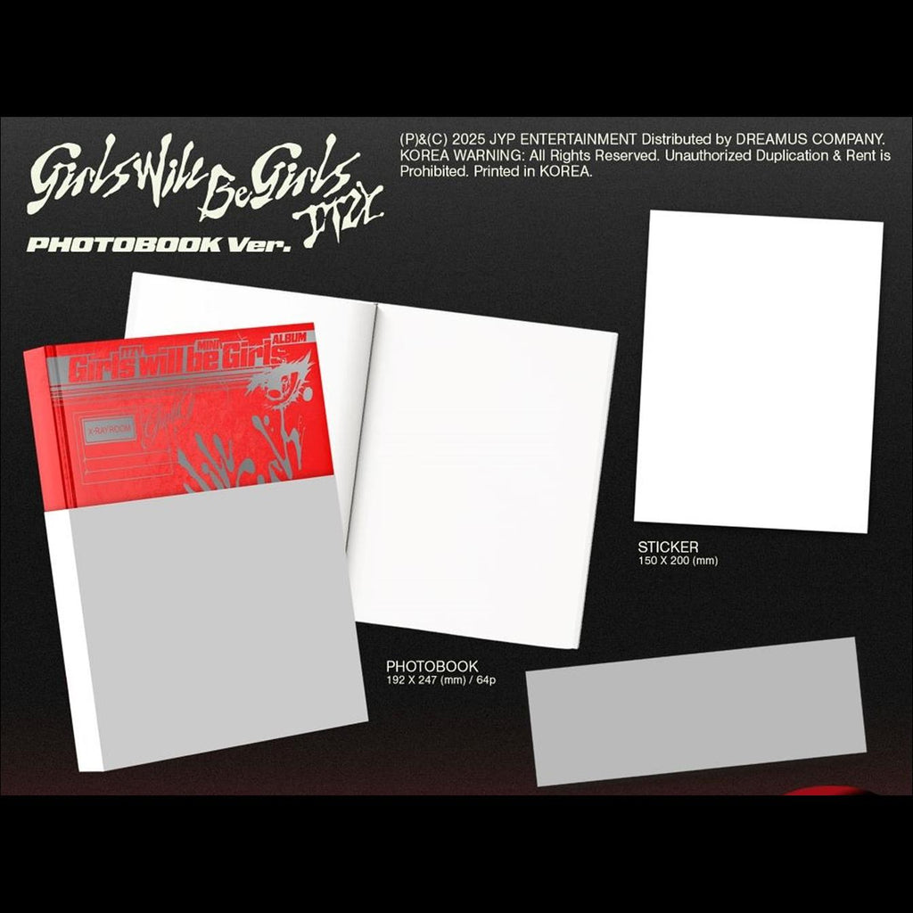 ITZY [Girls Will Be Girls] Photobook Ver.