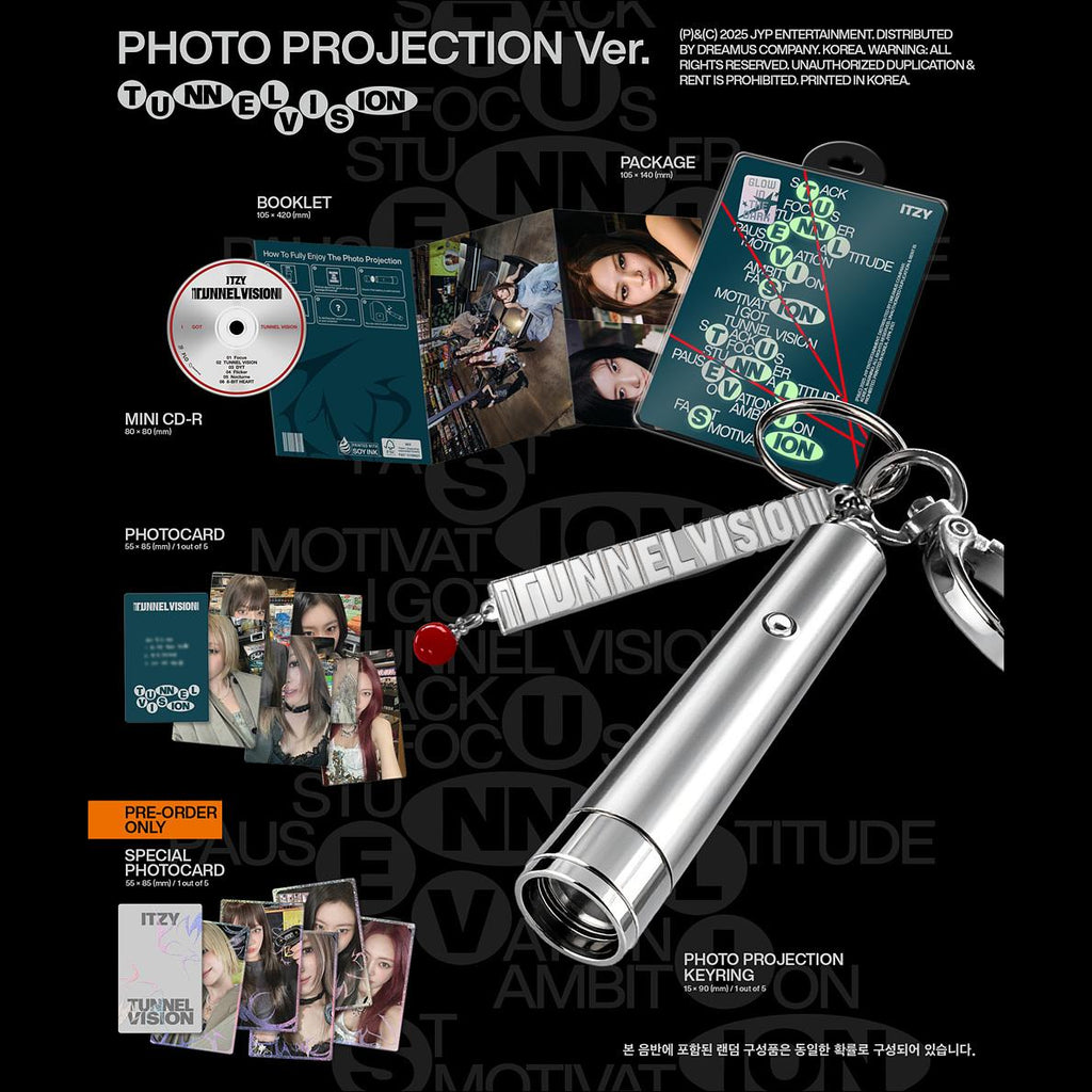 ITZY [TUNNEL VISION] Photo Projection Ver. + Free Gift