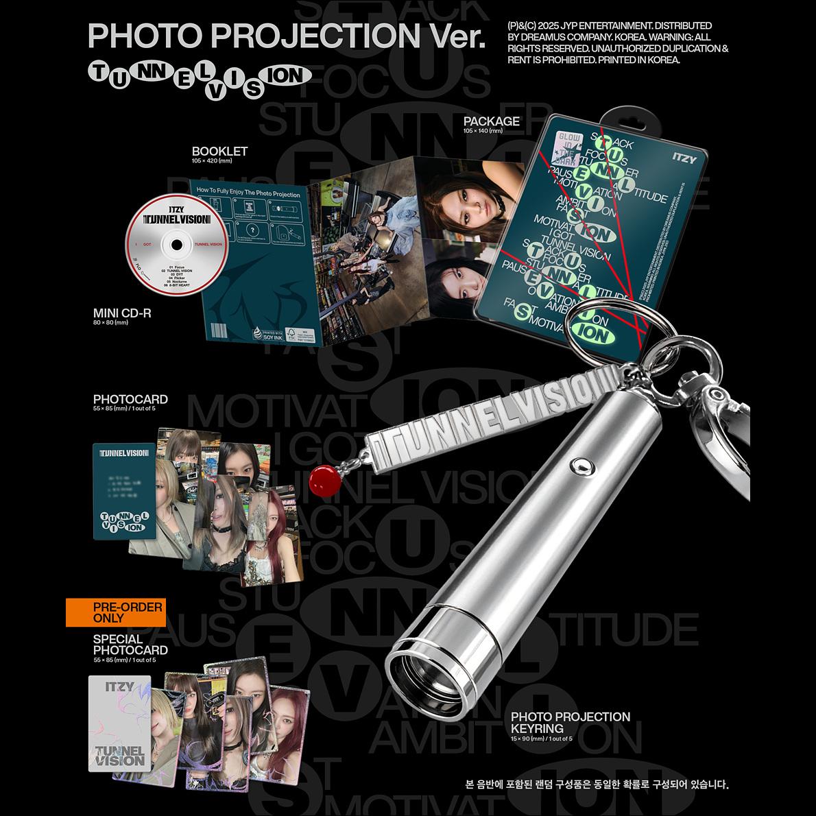ITZY [TUNNEL VISION] Photo Projection Ver. + Free Gift