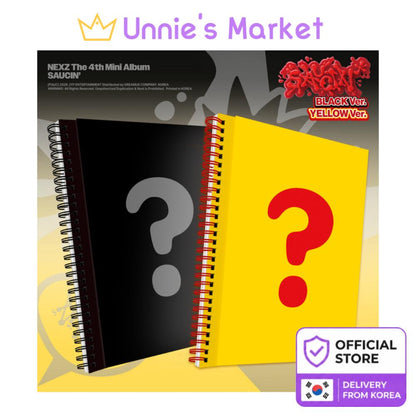 [Pre-order] NEXZ [SAUCIN’] 4th Mini Album (BLACK Ver. / YELLOW Ver.) + Free Gift