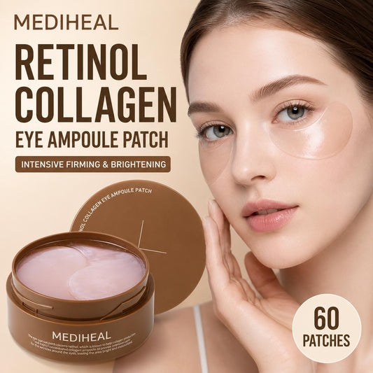 [Mediheal] Retinol Collagen Eye Ampoule Patch - Intensive Firming & Brightening for Under Eyes, 60 Patches | Olive's K-beauty