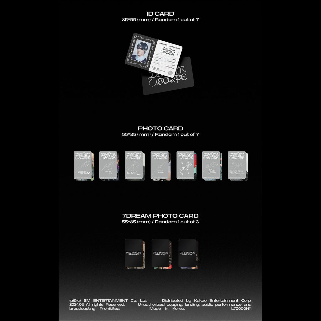 NCT DREAM [DREAM( )SCAPE] DREAMini Ver.(Case Ver.) Album