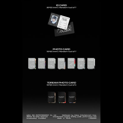 NCT DREAM [DREAM( )SCAPE] DREAMini Ver. (Case Ver.) Album