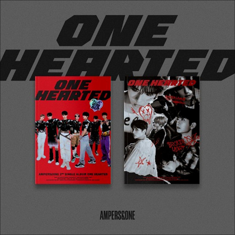 AMPERS&ONE - ONE HEARTED 2nd Single Album (Heart ver. / Broken ver.) + Free  Gift