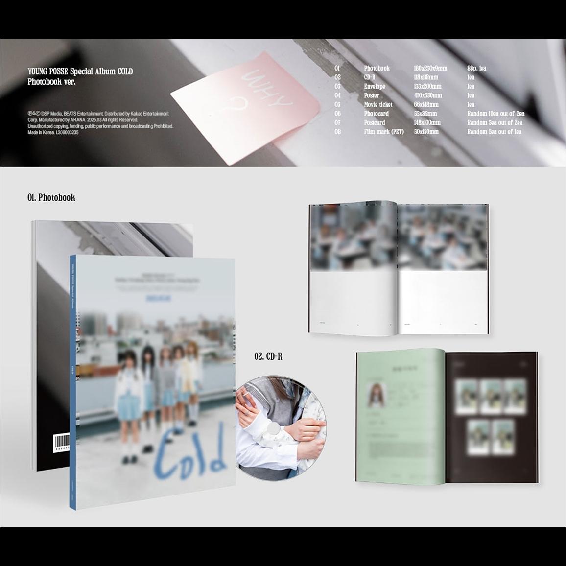 YOUNG POSSE [COLD] Special Album (Photobook ver. / Making ver.)