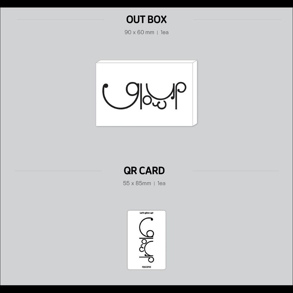 RESCENE [Glow Up] QR VER. (ME VER. / WE VER.) / 2nd MINI ALBUM