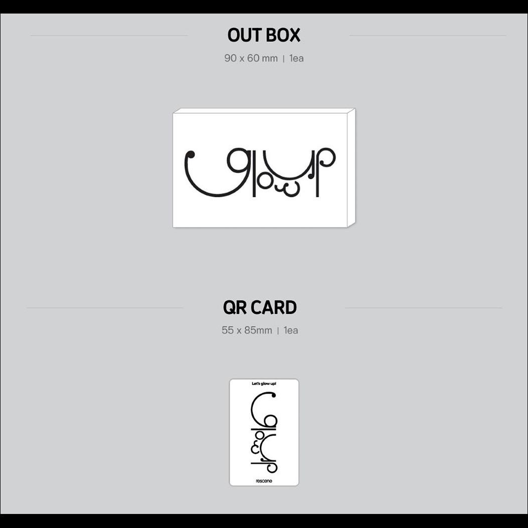 RESCENE [Glow Up] QR VER. (ME VER. / WE VER.) / 2nd MINI ALBUM