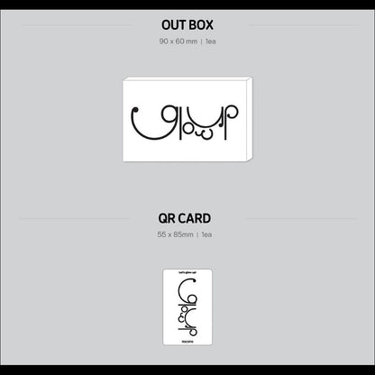 RESCENE [Glow Up] QR VER. (ME VER. / WE VER.) / 2nd MINI ALBUM
