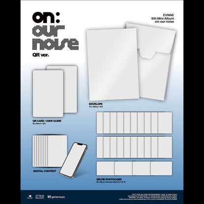 [Pre-order] EVNNE on: our noise QR Ver KPOP Album Sealed + Free Gift