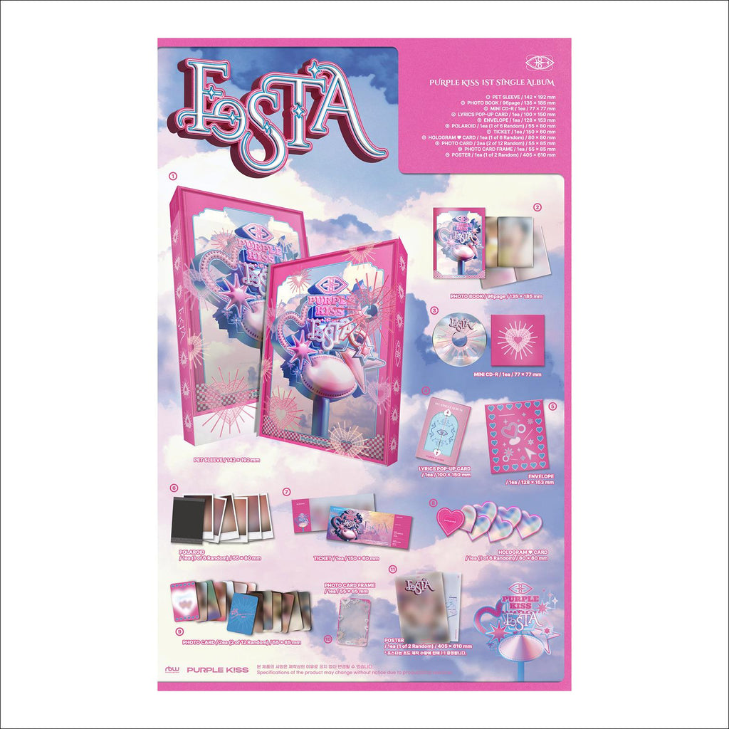 PURPLE KISS - FESTA Main Ver / 1st Single Album