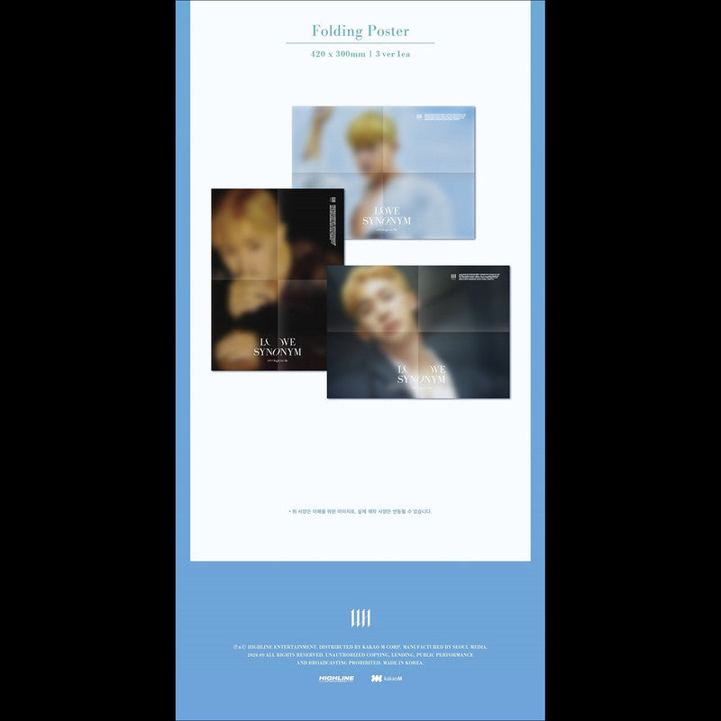Wonho Album [LOVE SYNONYM #1. Right for me](Random)