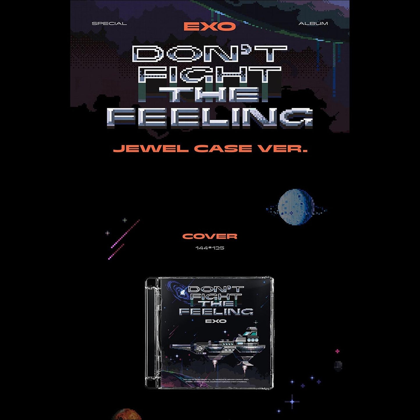 (Jewel Case Ver.) EXO - DON'T FIGHT THE FEELING