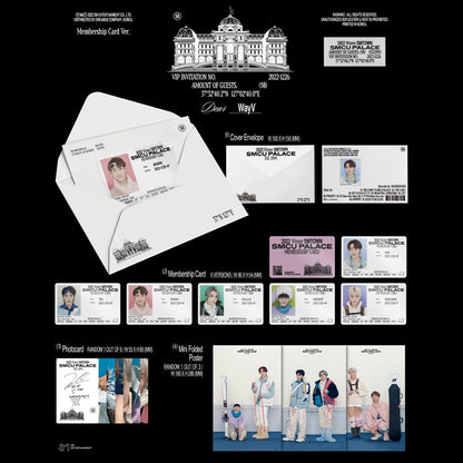 WayV - 2022 Winter SMTOWN : SMCU PALACE (GUEST. WayV) Membership Card Ver. / Smart Ver. Album