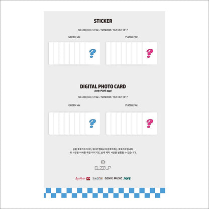 EL7Z UP(U+P) [7+UP] PLVE VER. (QUEEN VER. / PUZZLE VER.) Album