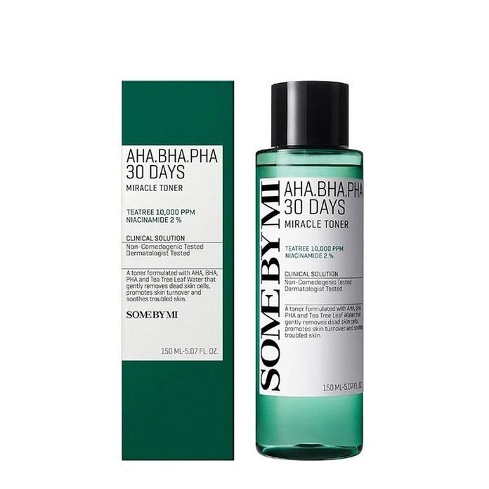 [SOME BY MI] AHA BHA PHA 30 Days Miracle Toner - Pore Care & Skin Soothing, 150ml | Olive's K-beauty