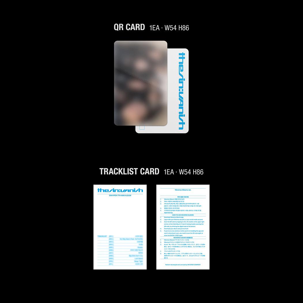 ENHYPEN - THE SIN : VANISH (Weverse Albums ver.) + Free Gift
