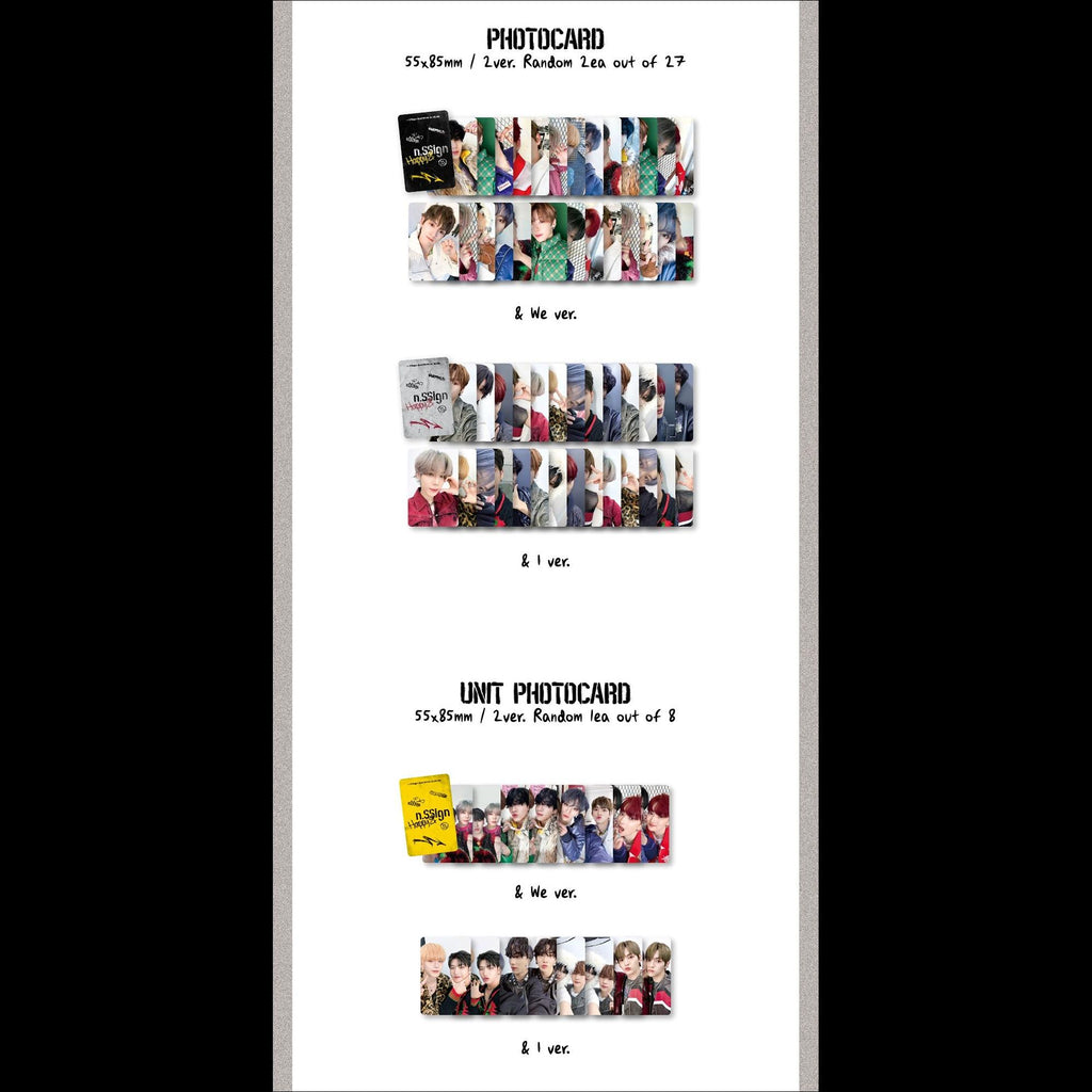 n.SSign 2nd MINI ALBUM 'Happy &' (& WE / & I ver.)