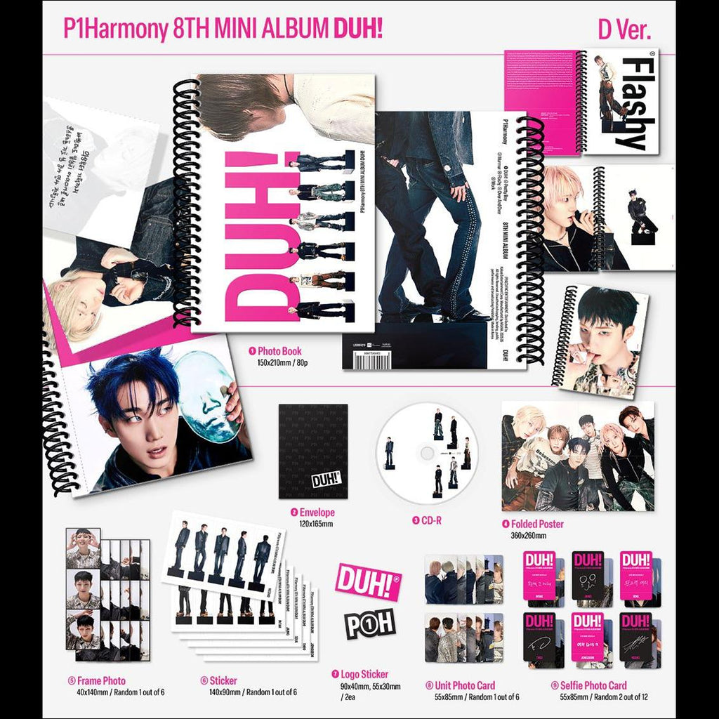 P1Harmony 8th Mini Album DUH! (CD)