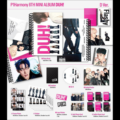 P1Harmony 8th Mini Album DUH! (CD)