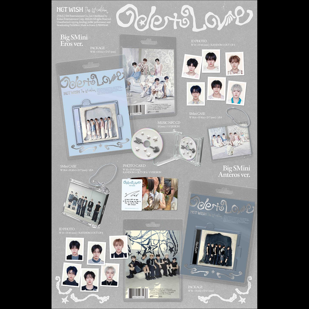 (Big Smini Ver.) NCT WISH [Ode to Love] 1st Album + free gift