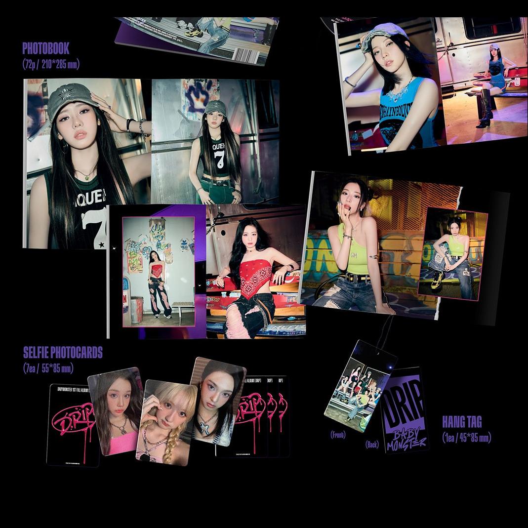BABYMONSTER - DRIP Zip Lock Ver. / Binder Ver. + Free Gift