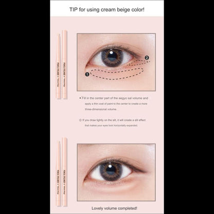Pencil Eye Liner (Volume Beige / Shadow Brown)