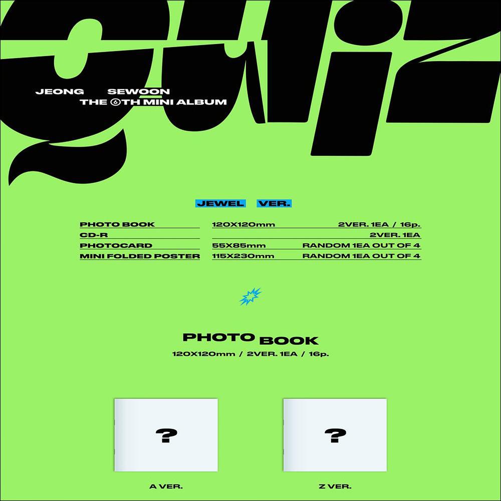 JEONG SEWOON [Quiz] Jewel Ver. (A VER. / Z VER.)