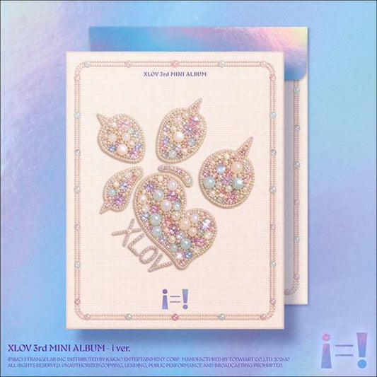 [Pre-order] XLOV - The 3rd EP [i=!] (i ver. / ! Ver.)  + Free Gift