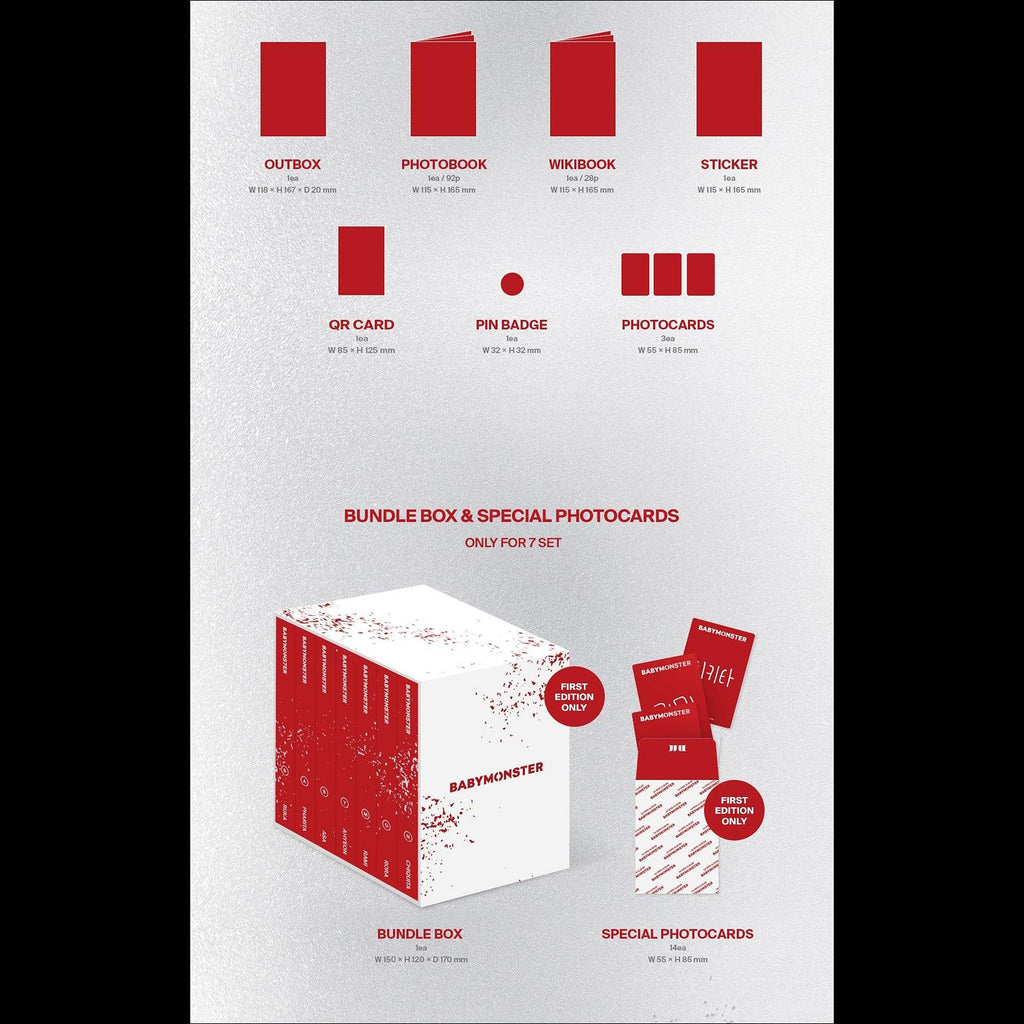 BABYMONSTER [BABYMONS7ER] YG TAG Album Ver.