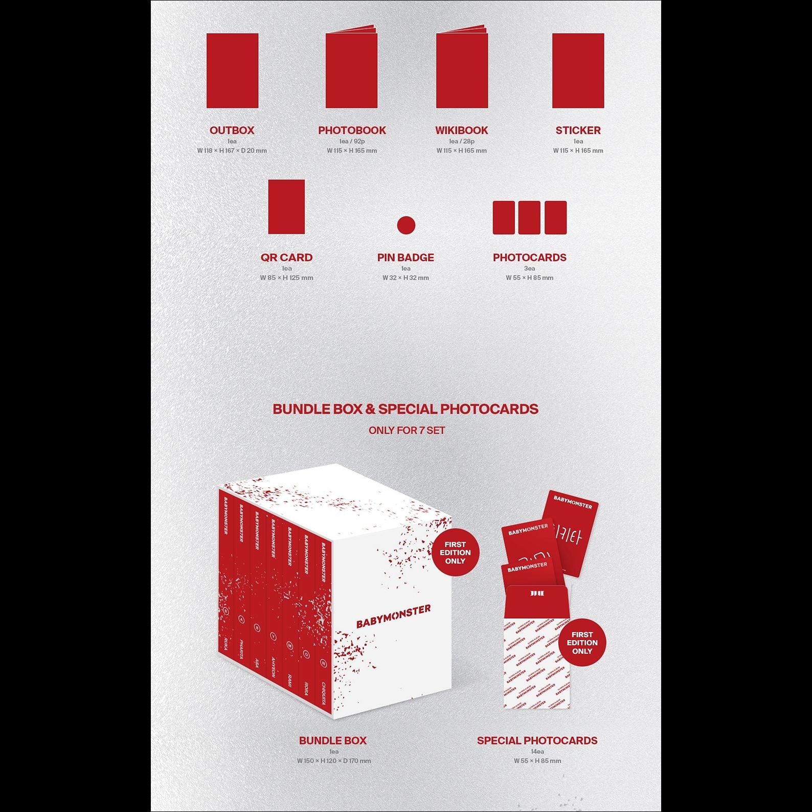BABYMONSTER [BABYMONS7ER] YG TAG Album Ver.