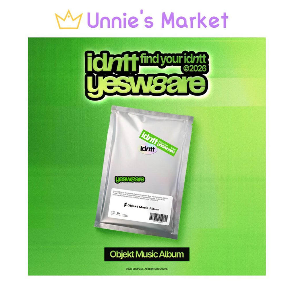 idntt - yesw8are (yesweare) Objekt Music Album ver. + Free Gift