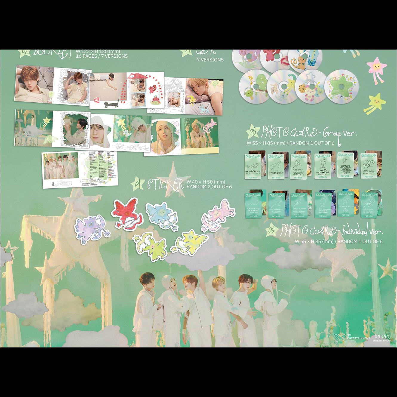 (Jewel Ver.) NCT WISH [Ode to Love] 1st Album + free gift
